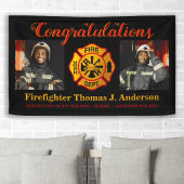 Firefighter Retirement Maltese Cross Custom Photo Spandoek