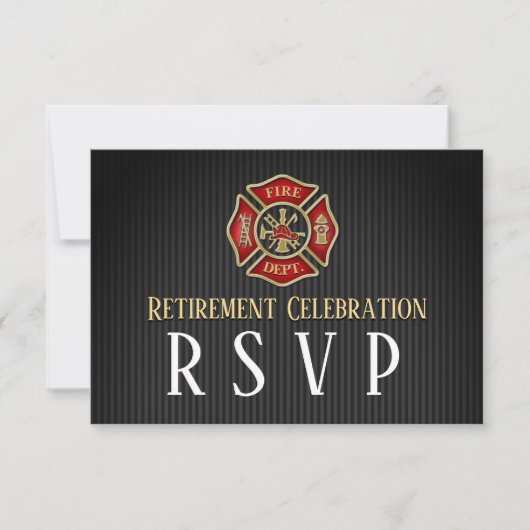 Firefighter Retirement Party RSVP (Voorkant)