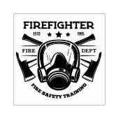 Firefighter Rubberstempel (Afrduk)