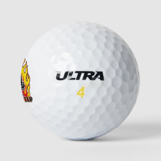 Firefighter Silhouette Golfballen (Logo)
