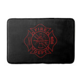 Firefighter Small Bath Mat (Voorkant)