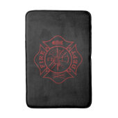 Firefighter Small Bath Mat (Voorkant Verticaal)