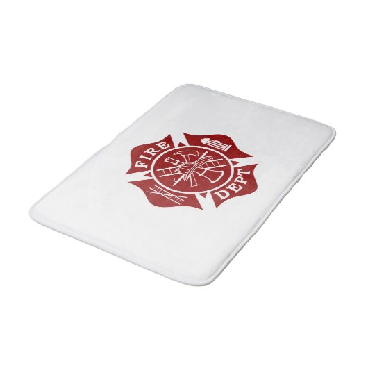 Firefighter Small Bath Mat (Gekanteld)