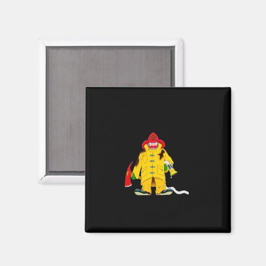 Firefighter Smoke Alarms Dont Save Lives  Magneet (Voorkant / Achterkant)