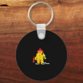 Firefighter Smoke Alarms Dont Save Lives  Sleutelhanger (Voorkant)