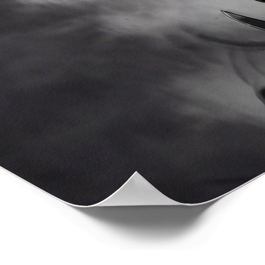 Firefighter Smoke Ink American Flag Tribute Poster (Hoek)