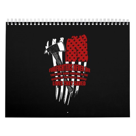 FIREFIGHTER STERT NOOIT DAT ZE NET BUITENLANDSE BO KALENDER (Hoes)