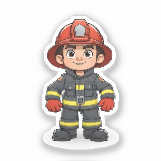 Firefighter Sticker (Voorkant)