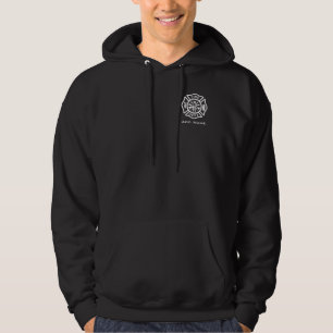 Firefighter Symbool Fireman Name Persoonlijk Hoodie