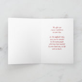 Firefighter Sympathie Embleem op Rode Bokeh Kaart (Binnen)