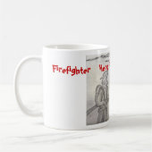 Firefighter Tekening - Beste vader ooit! Koffiemok (Links)