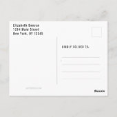 Firefighter Thin Red Line American Flag Retirement Briefkaart (Achterkant)