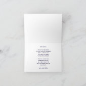 Firefighter Thin Red Line Hartelijk dank Bedankkaart (Binnen)