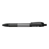 Firefighter Thin Red Line Persoonlijke badge Zwarte Inkt Pen (Bovenkant)