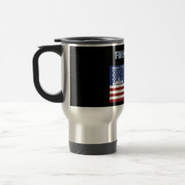 Firefighter Travel Mug Patriotic Thema Reisbeker