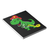 Firefighter Trex Dinosaur Kinder Fireman.Png Notitieblok (Schuin)