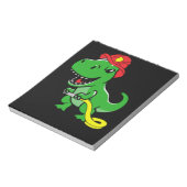 Firefighter Trex Dinosaur Kinder Fireman.Png Notitieblok (Linkerzijde)