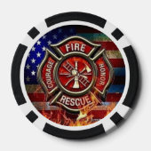 Firefighter Tribute Poker Chips (Achterkant)