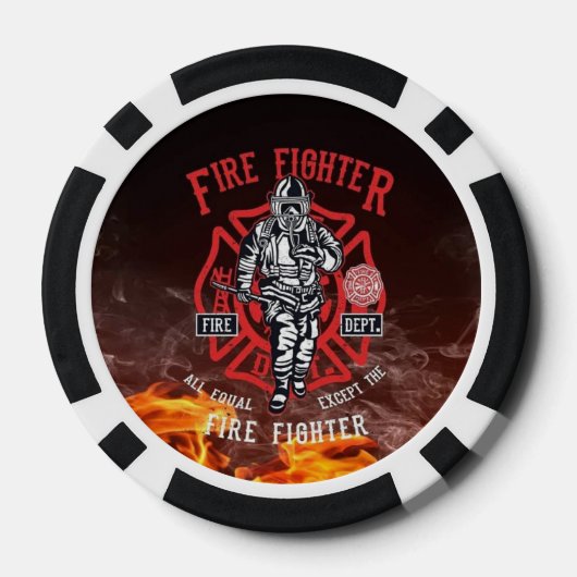 Firefighter Tribute Poker Chips - Brandweerlieden (Achterkant)