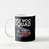 Firefighter Truck Wee Woo Squad Fireman Men Boys K Koffiemok (Links)
