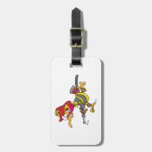 Firefighter Turkey with Hose Bagagelabel (Voorkant verticaal)