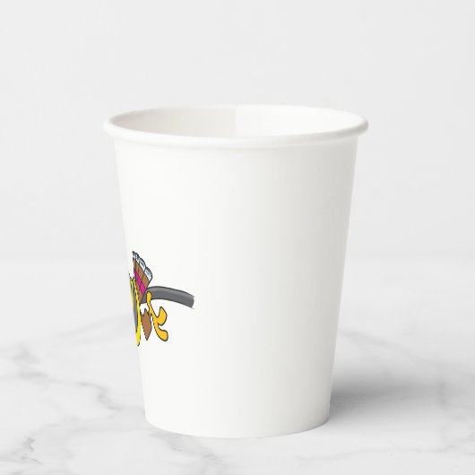 Firefighter Turkey with Hose Papieren Bekers (Links)