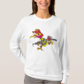 Firefighter Turkey with Hose T-shirt (Voorkant)
