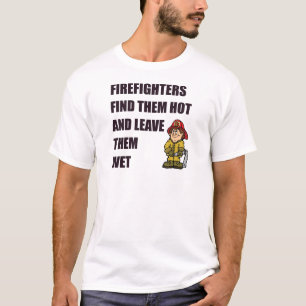 FIREFIGHTER VINDT HEN HOT T-SHIRT
