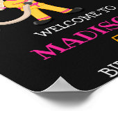 Firefighter welkomstfeest Girl Firefighter Poster (Hoek)