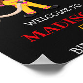 Firefighter welkomstfeest Girl Firefighter Poster (Hoek)