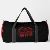 Firefighter Wife Axes Stars Design Plunjezak (Voorkant)