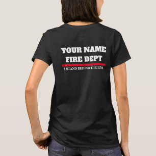 FIREFIGHTER WIFE Crossed Axes (Naam Dept) T-shirt