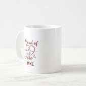 Firefighter Wife Custom Name Mug Koffiemok (Voorkant links)
