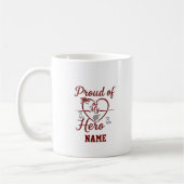 Firefighter Wife Custom Name Mug Koffiemok (Links)