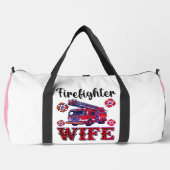 Firefighter Wife Fire Truck Love Plunjezak (Voorkant)