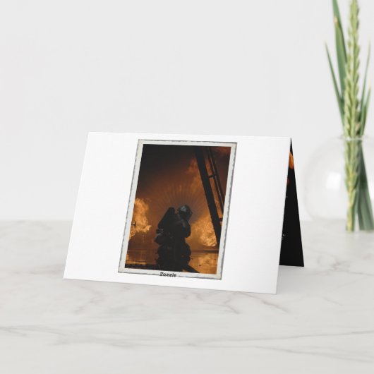 Firefighter's 18th Birthday Kaart (Achterkant)