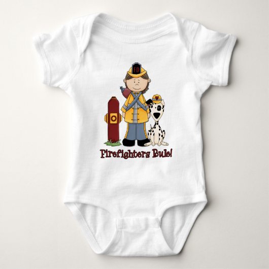 Firefighters Rule Girl Romper (Voorkant)