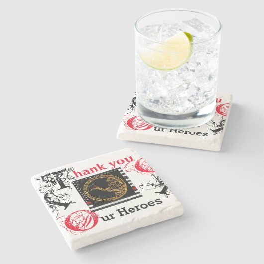 FIREFIGHTERS STENEN ONDERZETTER (Zijkant)