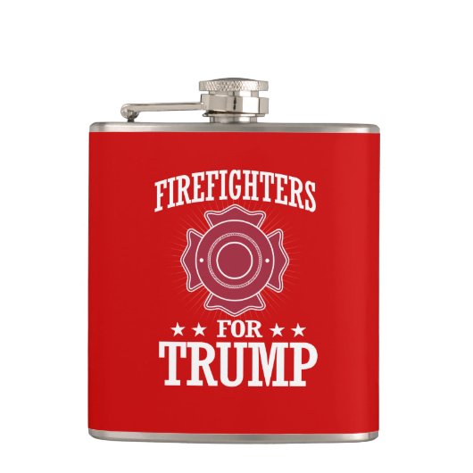 FIREFIGHTERS VOOR TRUMP HEUPFLES (Voorkant)