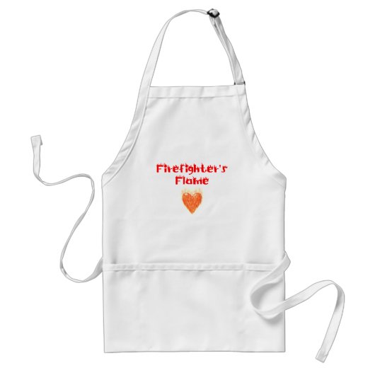Firefighter's Wife Apron Standaard Schort (Voorkant)