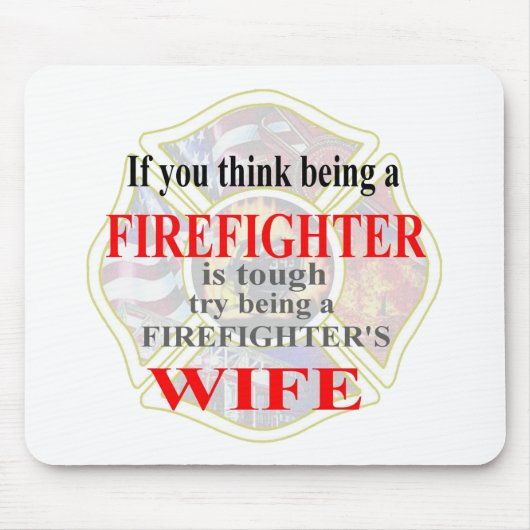 FIREFIGHTERS WIFE- MUISMAT (Voorkant)