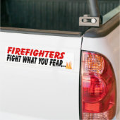 FIREFIGHTERVEILIGHEID BUMPERSTICKER (Op Truck)