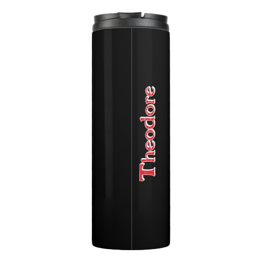  Firefighting Saved Me Slogan Thermosbeker (Achterkant)