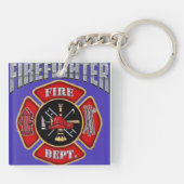 Firefightsleutelketen Sleutelhanger (Achterkant)