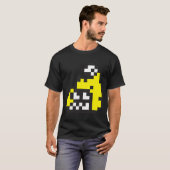 Firefin Grijs 8-Bit FishFry T-shirt (Voorkant volledig)