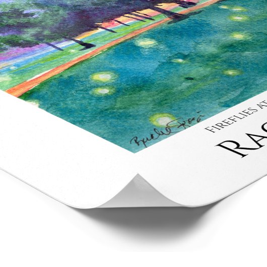 Fireflies at the Naval Academy Poster (Hoek)