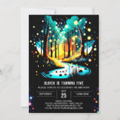 Fireflies Dance Enchanted Forest Verjaardag Kaart (Voorkant)