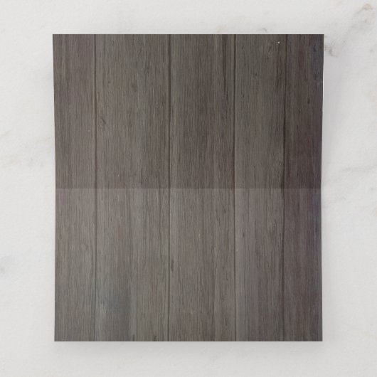 Fireflies en Mason Jar rustieke bruiloft Plaatskaartje (Binnenkant ongevouwen)