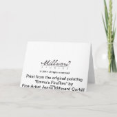 Fireflies in Wenskaart van Jar Blank ©2011 Kaart (Achterkant)