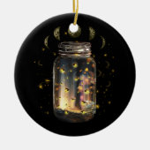 Fireflies insecten in potje Firefly Lightning Inse Keramisch Ornament (Voorkant)